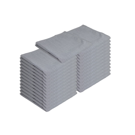 Monarch Brands Poly Spun Napkins , Dark Gray, 25PK PNP-NAP-CHGY-25